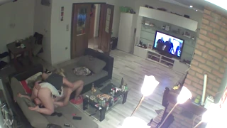 Chubby German amateur facesits in hidden IP cam 69 session