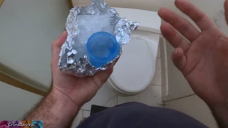 i feel so naughty helping collect that sperm sample deep in my curvy ass and pussy