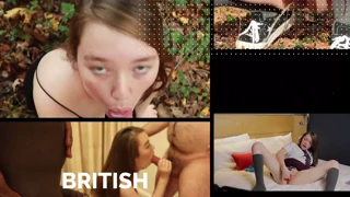 Poglej rdečelasino 18+ punco sesati kurjo, se dati jebati in pogoltniti velik cumshot!