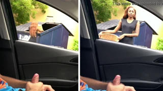 Yo, cette jolie ébène de Niche Parade m'a branlé par la vitre de voiture !