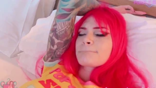 Overwhelmed by First Threesome with Virtual Lady