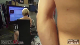 four college girls take big cocks in their first group orgy part one
