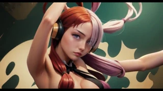 ai generated uta from one piece animation