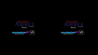Naughty America - Jazlyn Ray, blondýna s velkými přirozenými prsy, touží po tvém doteku v těsné VR akci. Cítí její mokrou touhu v punčochách a vysokých podpatcích!