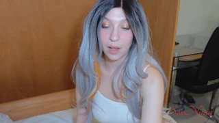 my curvy blonde milf takes my big cock virginity on 18th birthday with tantaly
