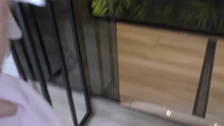 Nærbilde raket 18+ fitte strukket stor kuk doggi etter dusj blond nabo