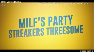 MILF Party-Dreier mit Rachael Cavalli und Madi Collins