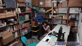 wanna watch brunette cop fuck her patron raw while redhead gets pounded hard in uniform?