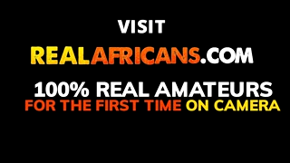 Beautiful African Woman Serves Her Massive Black Cock Fuck Buddy