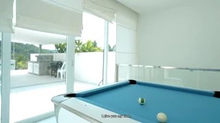 Wow, kolla! Knullar vacker 18+ tonåring på poolbordet medan han är borta!