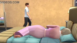 Hej, što je ovo?! Uhvaćen u mraku s divljim 3D hentai iznenađenjem!