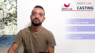 Stor Kuk Kille Provar Lycka Första Porn under Casting Intervju