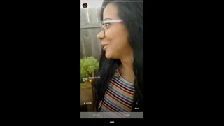 Latina influencer Jolla iznenađena napolju sa spermom na licu uživo