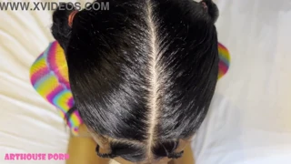 Majhna 18+ Latina hrepeni po divjem sesanju in ahegao seksu ob bazenu