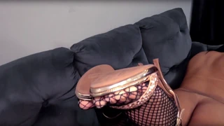 dominant woman directs cuckold to arrange her hard fast bareback doggystyle fuck with ass licking