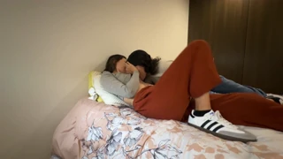 blonde lesbian best friend's girl knows how to console me