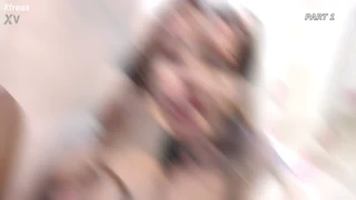 Harper Maddox vs Stacy Bloom in 2on2 Anal Fisting DAP ATOGM Squirt Drink and Creampie Swallow