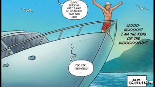 Patricinhas第4部豪华游艇上猛插紧致屁眼直肠中出