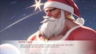 Wong, Bojone Santa Liar Ngontrak ing Pantai ing Game Hentai Iki, Aksi Link Gila!