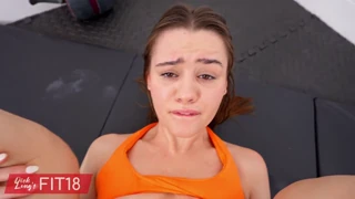 FIT18 - Trinity Olsen - Creampie Basah di Casting Remaja 18+ 60FPS