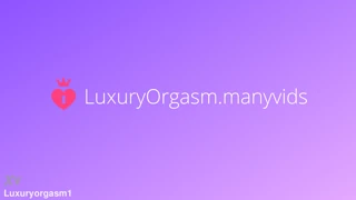 luxuryorgasm squeezes my big breasts hard now