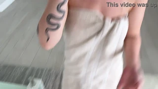 hey trinity olson caught masturbating turns into wild creampie ride