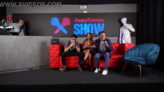 Jessica Sodi Squirts on Shy Big Dick Fan in Juan Bustos Show with Khloe and Melanie!