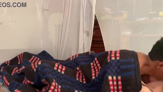 First time encounter between cute nerdy teen 18+ and partner