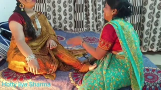Real desi group action with servant and mistress in the village