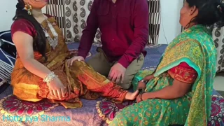 Real desi group action with servant and mistress in the village
