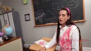 Fucking Detention Turns Wild Pound Teacher and Student Hardcore!