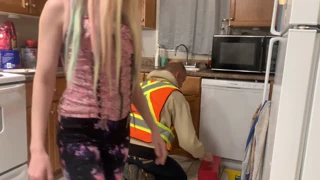 Teen 18+ Prom Queen Loses Virginity to Plumber